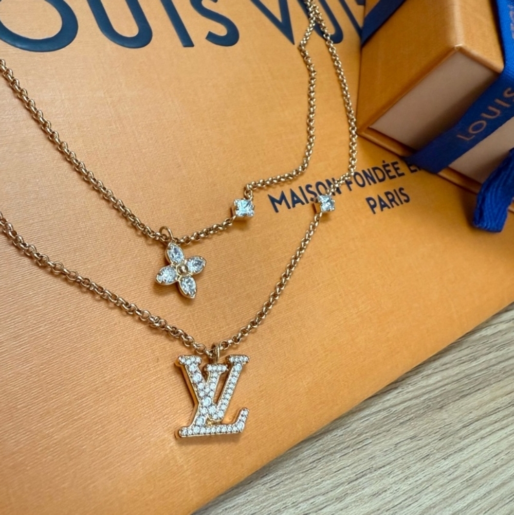 Louis Vuitton  Lady Double Chain Necklace - Picture 2 of 7